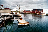 Le isole Lofoten Norvegia. Vista di Henningsvaer (Austvagoya). 